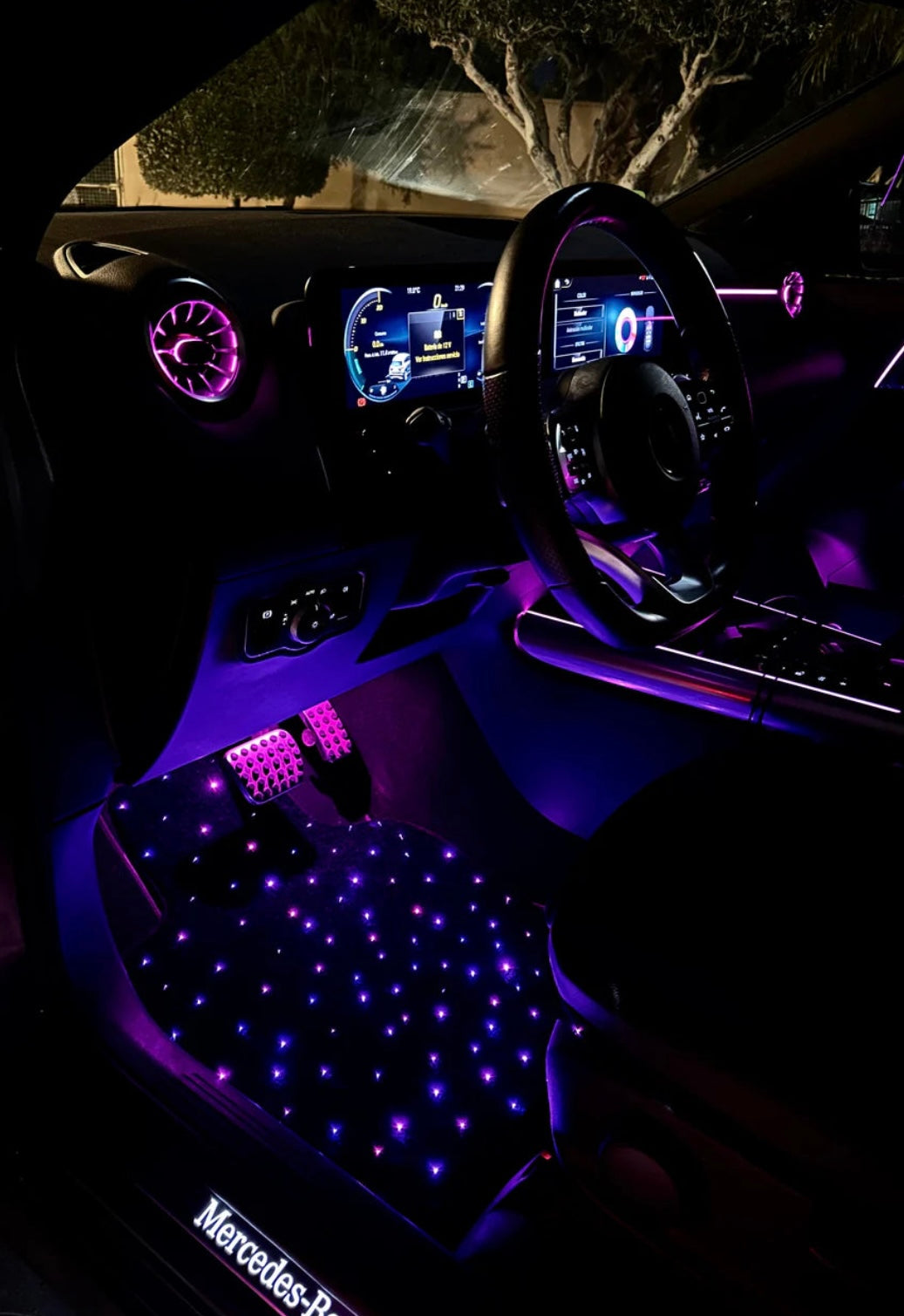 starlight car mats 4 pcs waterproof star mats