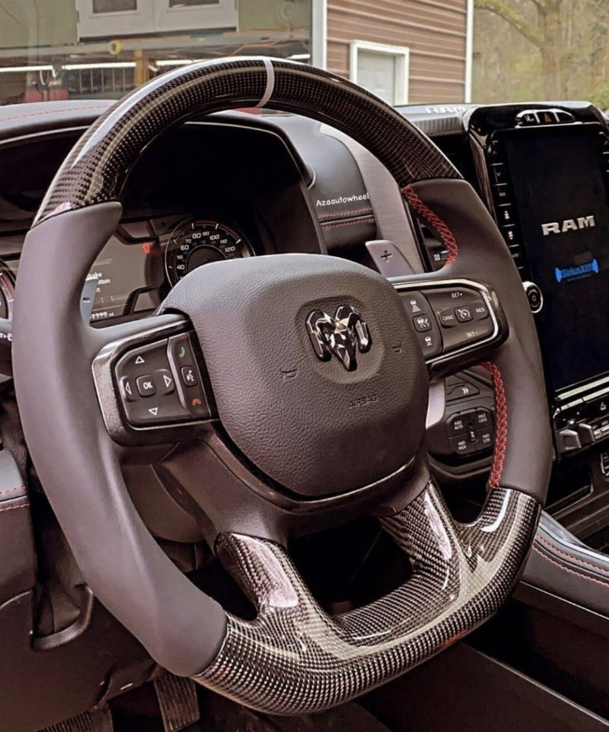 Dodge RAM Carbon fibre steering wheels