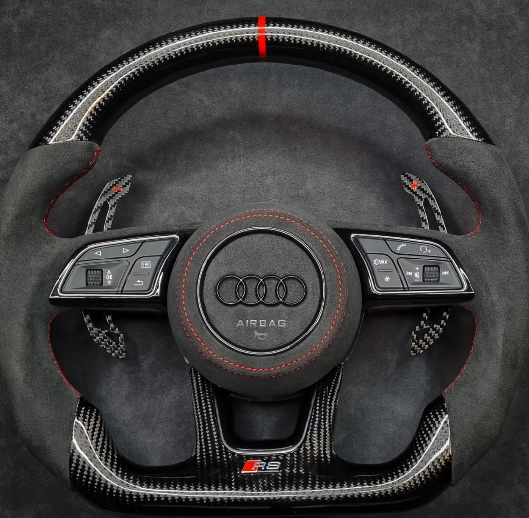 Carbon Steering wheel for Audi B9 S3 S4 S5 RS3 8V RS4 RS5