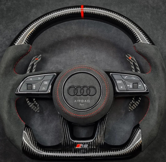 Carbon Steering wheel for Audi B9 S3 S4 S5 RS3 8V RS4 RS5